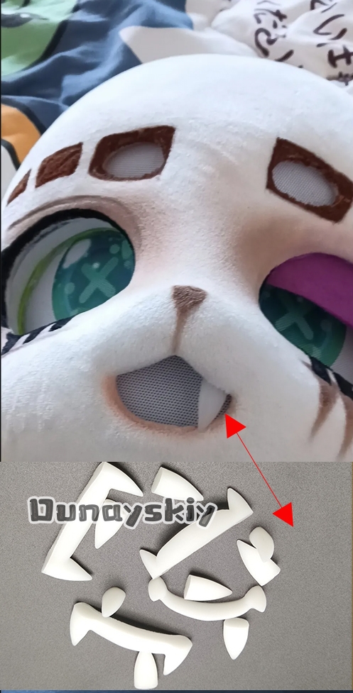 Cosplay Prop 3D Print Settings - Furry Druk 3D Kemono Fursuit Sztuczne