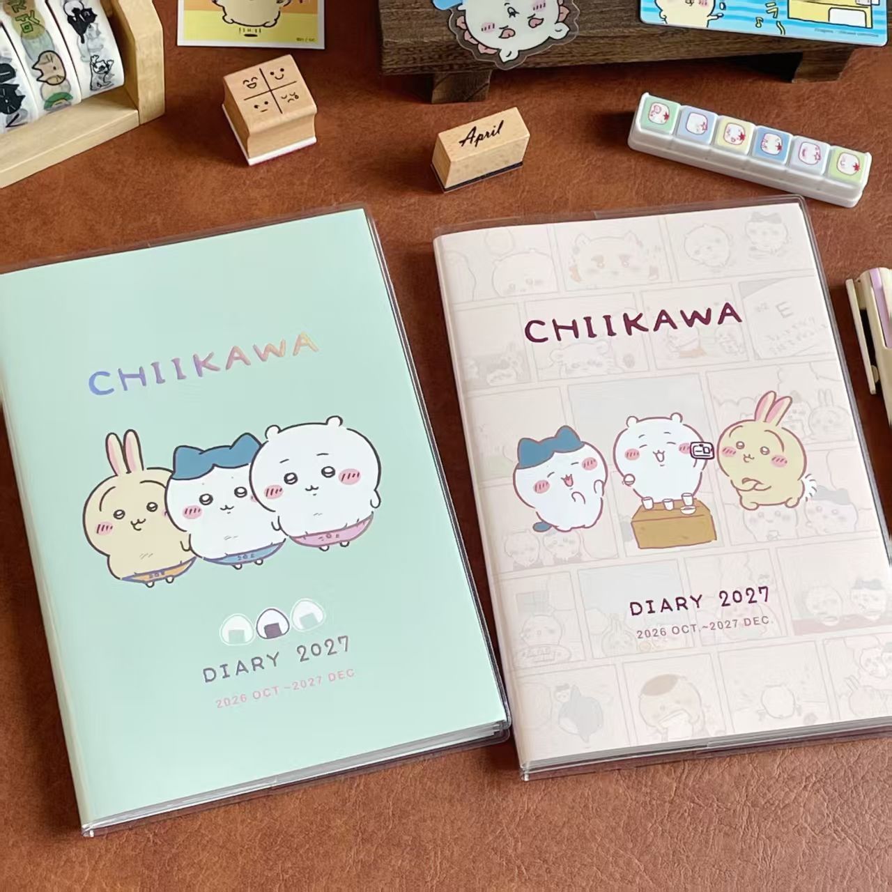 Cosplay Fire Prop - Nowy Chiikawa 2027 Planer Agenda Ilustracja