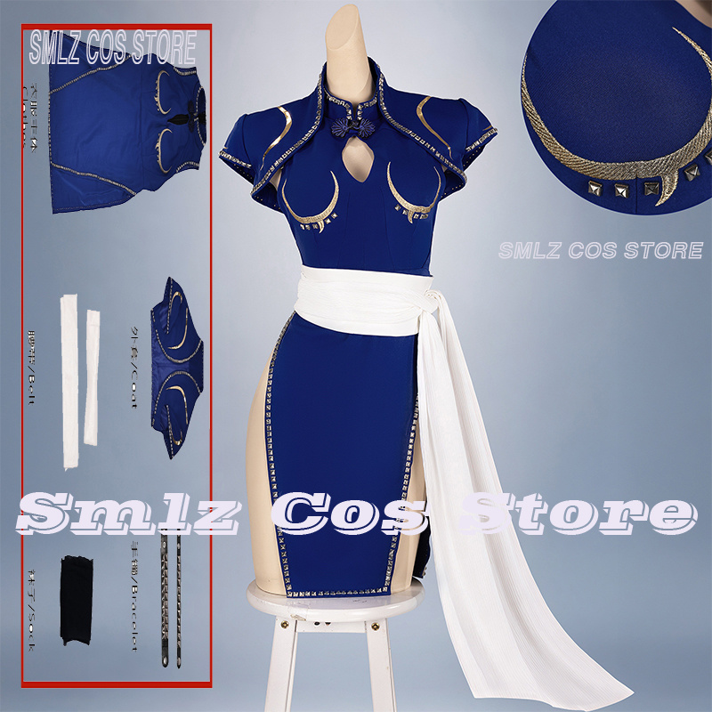 Niebieski kostium cosplay Chun – Cosplay Prop Making recenzja i cena